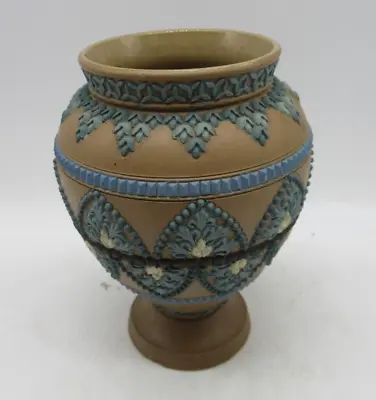 Buy ANTIQUE ROYAL DOULTON Lambeth Stoneware Period Vase  Silicon Ware  1883 • 99.99£