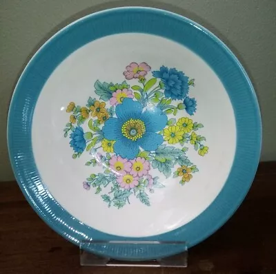 Buy Pair Of Vintage, 1960's 70's, Barratts Of Staffordshire “Blue Poppy” 17cm Bowls • 5.95£