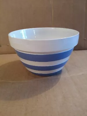 Buy Cornishware Small Pudding Basin - Green Shield - TG Green - Blue & White • 9.99£