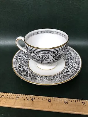 Buy Wedgwood Florentine Black Dragons W4312 Cup & Saucer - EXCELLENT CONDITION • 22.76£