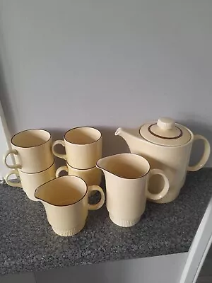Buy Poole Pottery Vintage Tea/Coffee Set In Good Condition. • 13.99£
