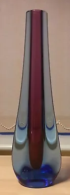Buy Murano Teardrop Stem Vase Galliano Ferro Sommerso Art Glass UV Glow VGC • 10£
