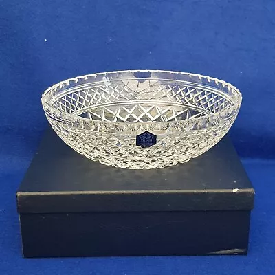 Buy Stuart Crystal Dish Bowl SANDRINGHAM Pattern Cut Etched Signed 9  Inch Boxed • 16.99£