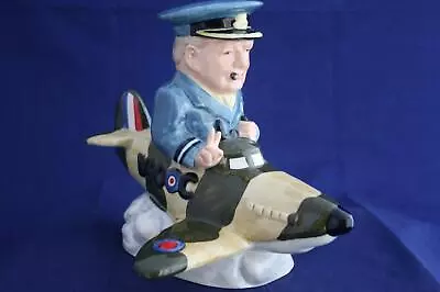 Buy Bairstow Manor Collectables Winston Churchill Sitting In A Plane Wwii Figure • 119.95£