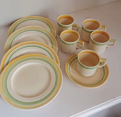 Buy Grindley Vintage Tea Plates And Cups 'Rugley' • 10£