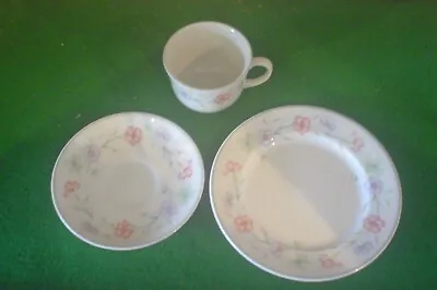 Buy Boots Co  Carnation  Cup, Saucer, Tea Plate   • 0.99£
