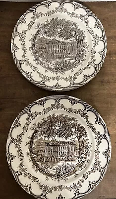 Buy English Chatsworth House Ironstone Derbyshire Tableware 4 Plates • 48.15£