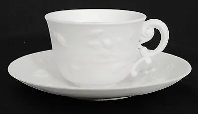 Buy CUP & SAUCER, Parian Ware Porcelain, Bird Of Paradise, Poss Minton, 5.5 D • 275.06£