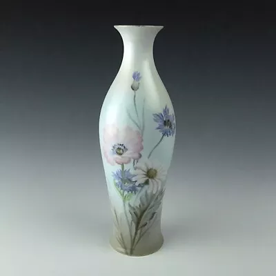 Buy Noritake Floral Vase Hand-Painted Vintage 1940s Daisy Anemone Cornflower 8-1/4  • 37.92£