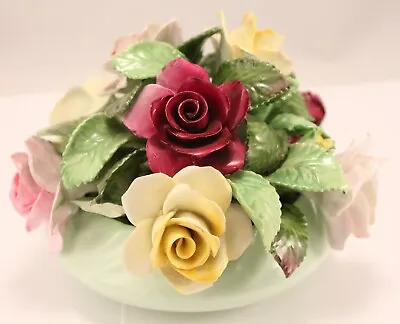 Buy Queens Floral Bouquet Of Roses  Bone China Porcelain Hand Made In England • 28.39£