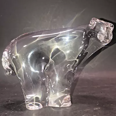 Buy Lalique Crystal Polar Bear French Crystal Art Glass Large Figurine • 308.80£