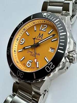 Buy Marlinwatch Mens AUTOMATIC Divers Watch Grand Marlin 42mm Automatic NH35 • 300£