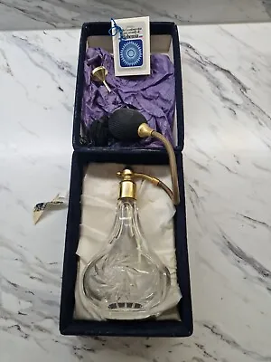 Buy Cecoslovacchia Cut Glass Perfume Bottle Vintage • 12.99£