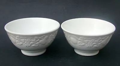 Buy TWO Quadrifoglio Italy Deep White Soup Cereal Or Dessert Bowls 14.5cm - In VGC • 20£