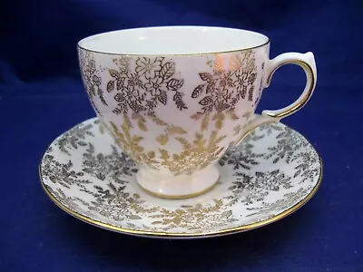Buy Vintage Royal Vale Tea Cup & Saucer Gold Decoration -ridgway Potteries - England • 21.10£
