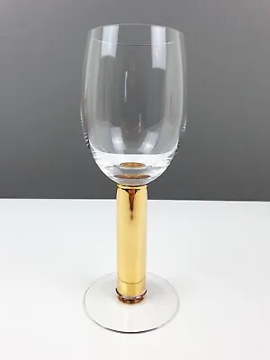 Buy Orrefors Crystal Nobel Jubilee Gold Claret Champagne Glass  Made In Sweden • 48.99£
