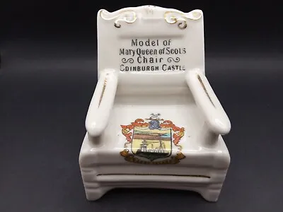 Buy Crested China - BARRY ISLAND Crest - Mary Queen Of Scots Chair - Podmore. • 6.25£