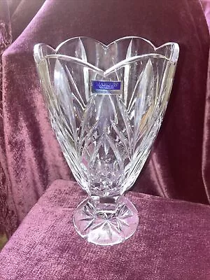 Buy Marquis By Waterford Crystal - 10” Tall Canterbury Vase • 24.57£