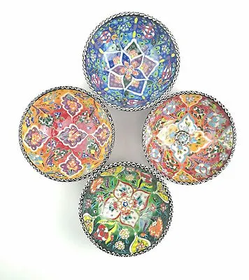 Buy Hand Painted Ceramic Bowls(15 Cm) - Handmade Turkish Pottery • 12.99£