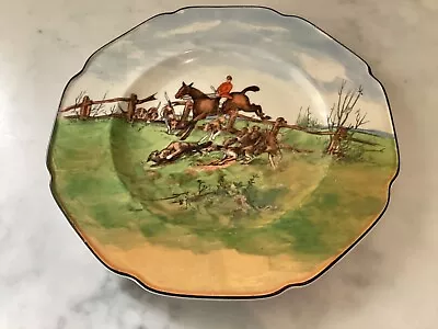 Buy Vintage Crown Ducal Seriesware Cabinet Plate Horse & Hounds • 7.95£