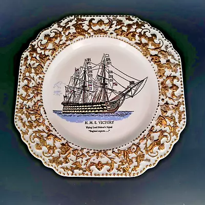 Buy HMS VICTORY DECORATIVE  PLATE - Lord Nelson Pottery • 5£