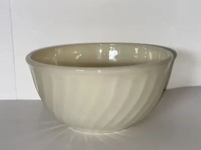 Buy Vintage Anchor Hocking Fire King Glass Ivory Swirl 8  X 4  Mixing Bowl • 9.42£