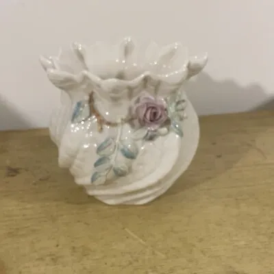 Buy Irish Belleek Porcelain China Vase  • 5£