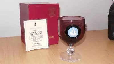 Buy BA6: Wedgewood Jasperware Glass Goblet - Royal Wedding Charles & Diana Limited • 40£