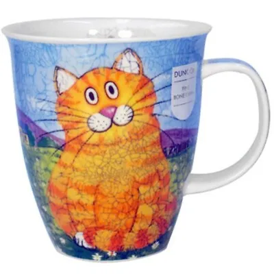 Buy Dunoon Happy Cats Ginger Red Cat Mug Handling Cup Nevis • 24.93£