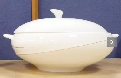 Buy Wedgwood Serenity White Tureen With Gold Wheat Shape 225 VGC • 10£