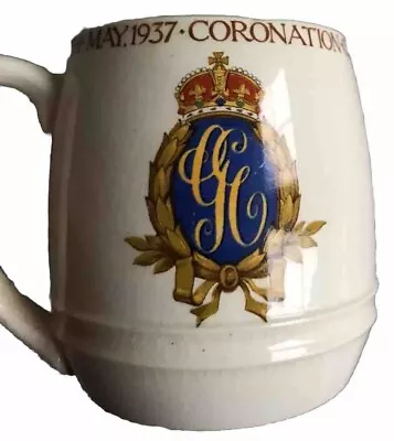 Buy King George & Queen Elizabeth 1937 Coronation Mug Cup By Mintons British Pottery • 6.99£