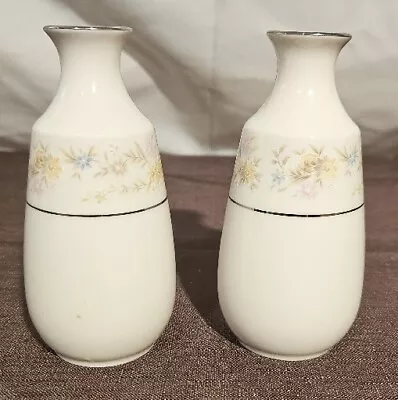 Buy Vintage Noritake China Blossom Time Salt And Pepper Shakers With Stoppers • 28.62£