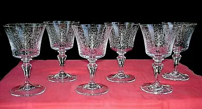 Buy Baccarat Flowers Water Wine Glasses Water Glasses Wine Crystal Engraved Flowers Parma • 326.16£