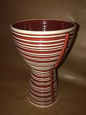 Buy Sylvac 2616. Red And White Bongo Shaped Vase. 1950’s. Retro. Vintage • 28.99£