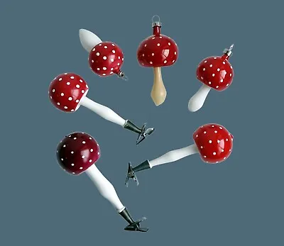 Buy Christmas Tree Decorations - Toadstools 6 Pieces (# 16094) • 73.39£