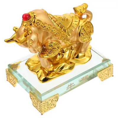 Buy  Bull Figurine Light House Decorations For Home Ornaments Car • 20.38£