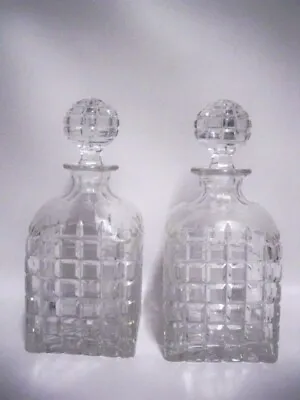 Buy Antique American Cut Glass Decanters Brilliant Period • 60£