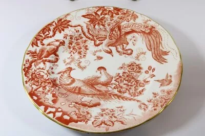 Buy Royal Crown Derby Red Aves 8  Plate • 15£
