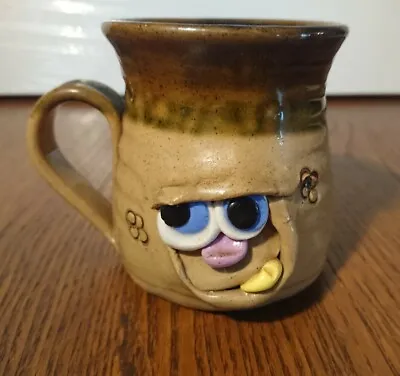 Buy Vintage Ugly Face Mug Pretty Ugly Pottery Wales Stoneware Pottery Coffee/Tea Cup • 10.95£