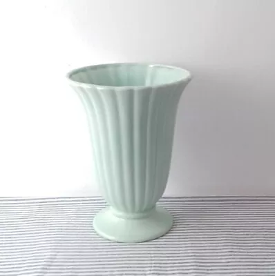 Buy Large Dartmouth Pottery Green Vase Art Deco Classical Style Flower Arranging • 29.99£