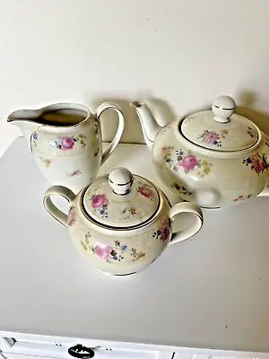 Buy Antique Schaller & Co Crowned S&C BAVARIA Tea Set Vintage Sugar Creamer Teapot • 174.04£