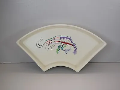 Buy Poole Pottery Vintage Dish, Gwen Haskins, Segment Hors D'oeuvre Seafood Dish  • 10.99£