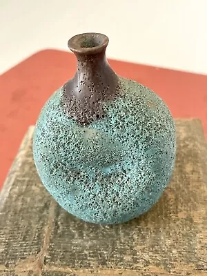 Buy Beatrice Wood BEATO Turquoise Volcanic Glaze Distorted Vase Art Pottery • 2,087.20£