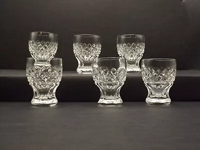 Buy Set Of 6 Vintage Cut Crystal Glass Shot - Tot -  Liqueur. Vintage Set - 6.3 Cm • 20£