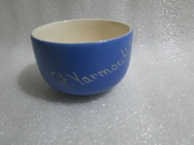 Buy Vintage Devon Blue Pottery Gt Yarmouth  Sugar Bowl , Trinket Dish • 3.97£