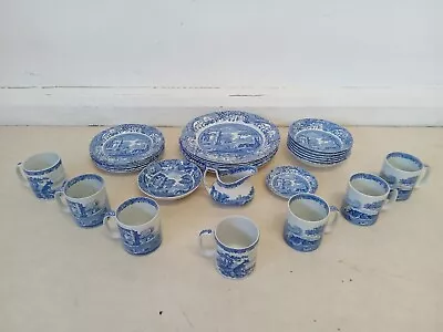Buy Spode Blue & White Copeland Pottery Varied Patterns Italian Bowls Cups Plates F3 • 19.99£