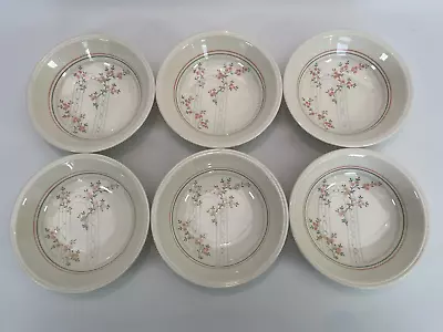 Buy Vintage Coloroll Biltons Pottery Rose Trellis Set Of 6 Cereal/Dessert Bowls • 19.99£