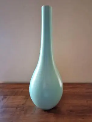 Buy Large Vintage Poole Pottery 698.A 1950's Freeform Blue Vase/Lamp Base 39 Cm's • 95£
