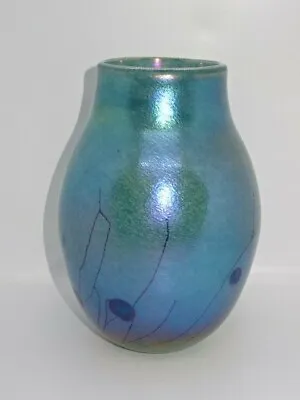 Buy JOHN DITCHFIELD Iridescent 7.75  Glasform Art Glass Vase - Signed & Numbered • 174.95£