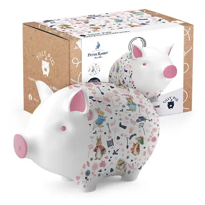 Buy Tilly Pig Ceramic Piggy Bank Beatrix Potter Peter Rabbit &Friends Pink Money Box • 33.99£